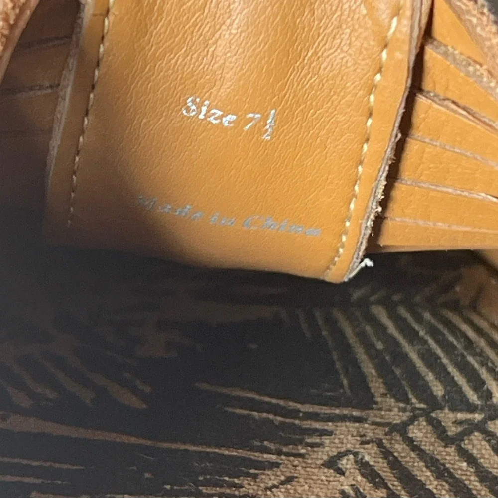 Dolce Vita Ceyla Espadrille Sandals Slip On Tan Brown Women Size 7.5